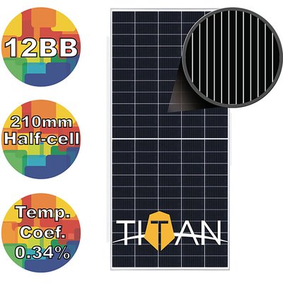 Risen 660W Монокристаллічна сонячна батарея RSM132-8-660M Risen TITAN risen660 фото