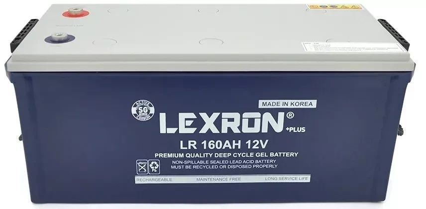 Аккумуляторная батарея Lexron LR-DCK-12-160 Carbon-Gel 12V 160 Ah DEEP CYCLE LR12-160 фото