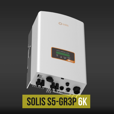 Solis 6 кВт Трифазний Мережевий інвертор для сонячної електростанції S5-GR3P6K  s5solis6k фото