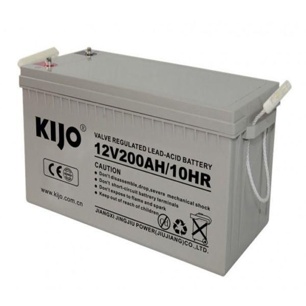 Акумулятор гелевий тяговий 12В Kijo JDG 12V 200Ah GEL для сонячних електростанцій ДБЖ jdg200 фото