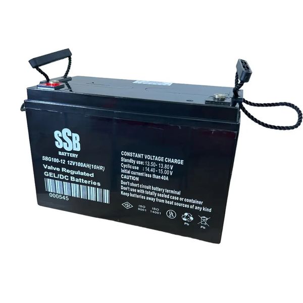 Гелевый аккумулятор SSB SBG100-12, 100Ah 12V SBG100-12  ssb100 фото